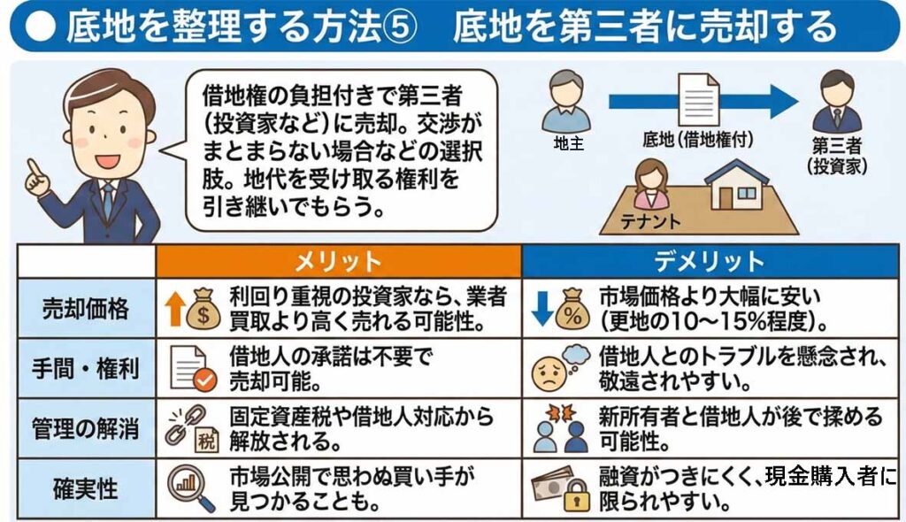底地を第三者に売却